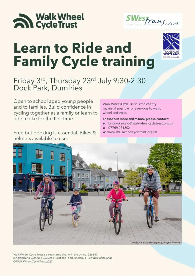 Free summer cycling sessions