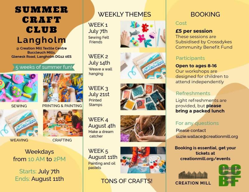 Summer Craft Club - Printed Stamps