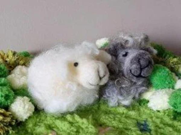 Entangles Design Needle Felt Sheep