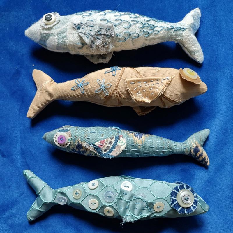 Fancy Fish - Soft Sculpture