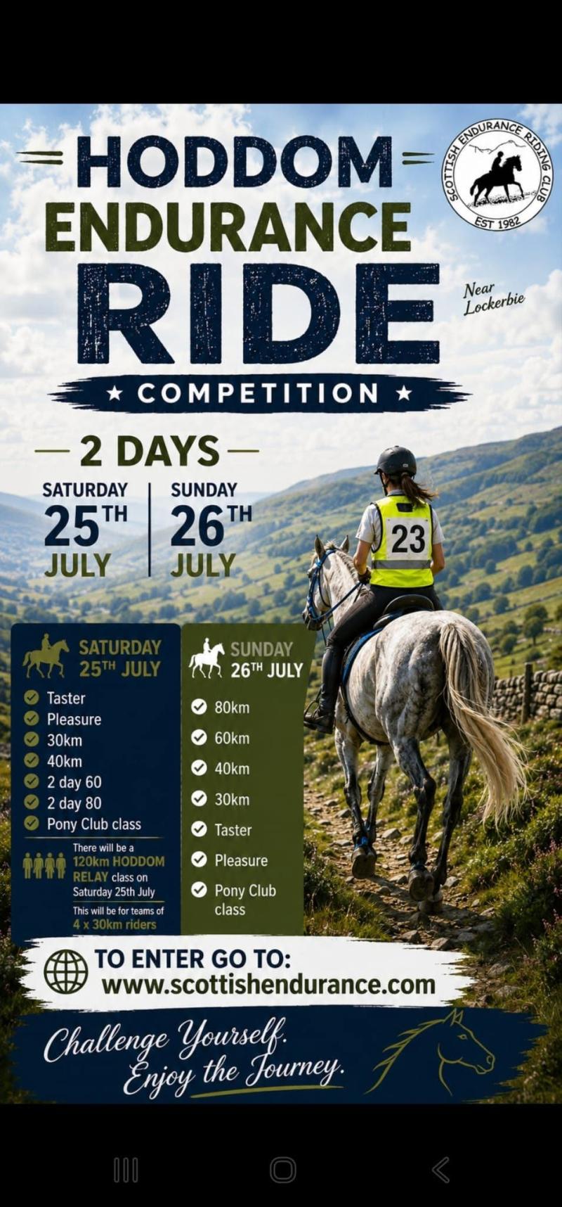 Hoddom Endurance Ride