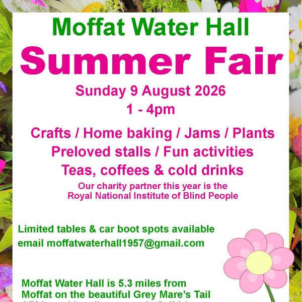 Moffat Water Hall Summer Fair