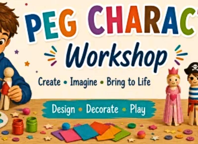 Children’s club: Make a peggy character