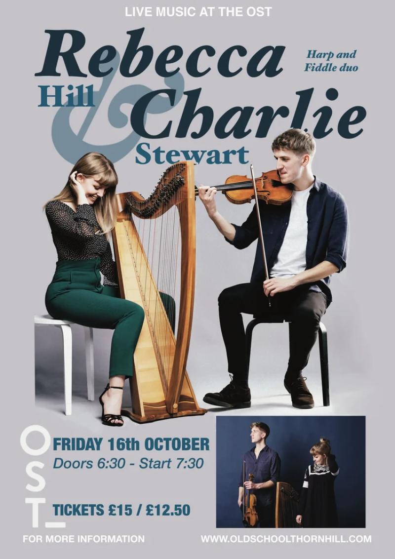 Rebecca Hill and Charlie Stewart (Harp and Fiddle duo)
