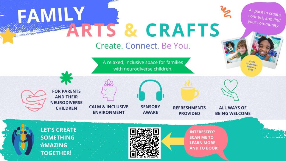 Family arts and crafts drop in