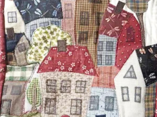 Quilted Country House patterned handbag