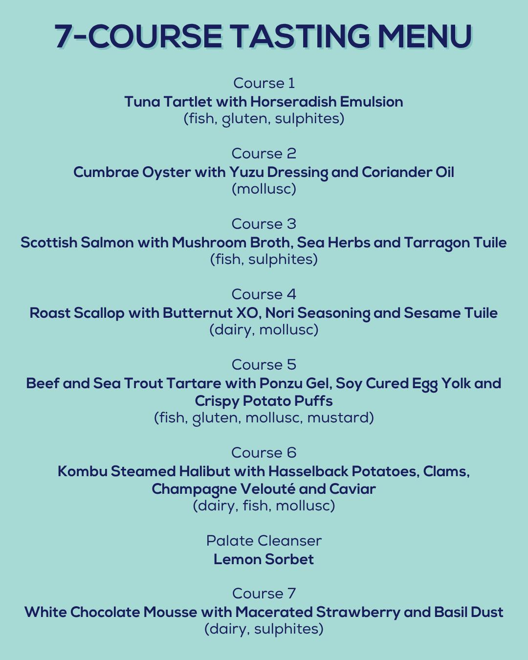 Tasting Menu