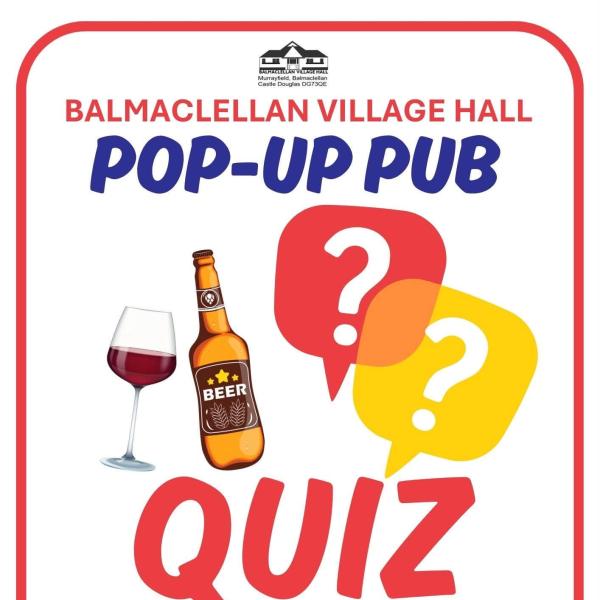 Pop up Pub and Quiz Night