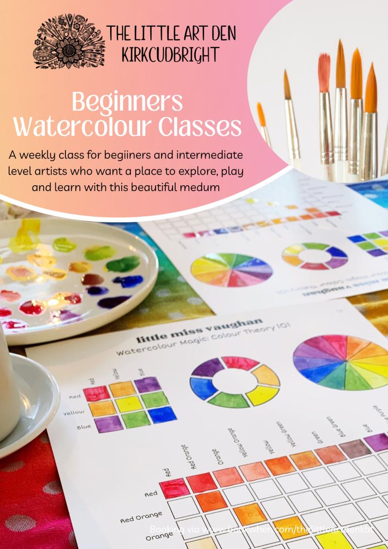 Watercolour Wednesday - Beginner to Intermediate drop in sessions