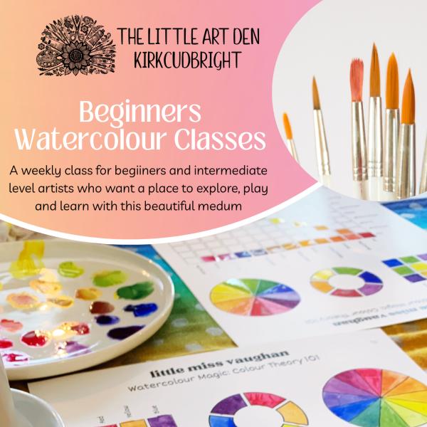 Watercolour Wednesday - Beginner to Intermediate drop in sessions
