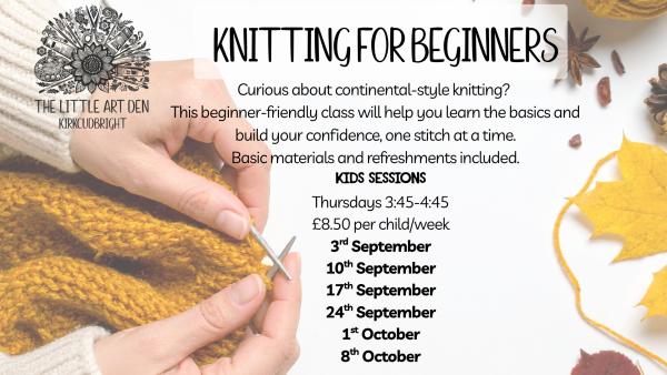 Kids Knitting with Frankie